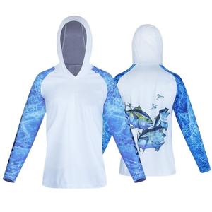 Traje de Pesca Personalizado de Manga Larga, Sudadera Transpirable de Poliéster con Impresión Digital, Secado Rápido, Protección Solar y Contra el Viento, para Senderismo y Pesca - Product Image 6