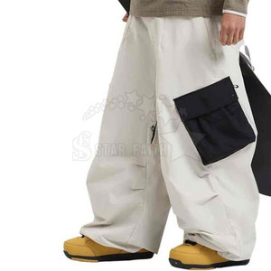 Pantalones de Esquí Casuales Ligeros y Fáciles de Usar, Estilo Invernal, Suaves, Cómodos, Transpirables, de Poliéster/Nailon, con Forro Cálido para Actividades en la Nieve - Product Image 6
