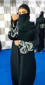 Vêtements musulmans traditionnels islamiques élégants et modestes pour femmes belles Abayas Style formel Dubaï-Accessoire inclus - Product Image 2