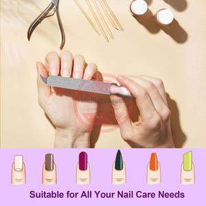 Lima de uñas de metal Limas de uñas de acero inoxidable con punta afilada Lima reutilizable Herramientas DE MANICURA - Product Image 6