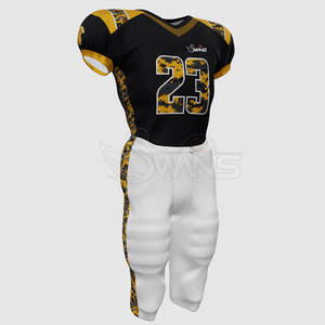 Uniforme de fútbol americano personalizado de alta calidad, manga corta, secado rápido, transpirable, hecho en Pakistán - Product Image 1