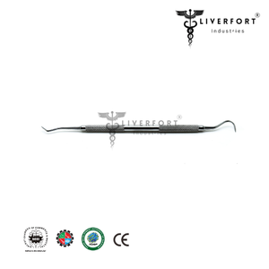 Instrumento de ligadura de mango de doble extremo de acero inoxidable de calidad superior Herramientas dentales de ortodoncia manuales de Liver Fort Industries - Product Image 4