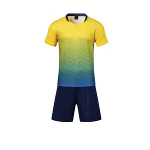 ชุดเสื้อเจอร์ซีย์ฟุตบอลสำหรับทีมกีฬากางเกงขาสั้นแบบแห้งเร็ว100% โลโก้เฉพาะบุคคลโพลีเอสเตอร์ออกแบบได้ตามต้องการ - Product Image 1