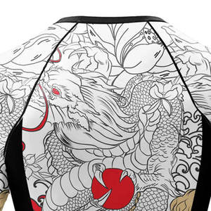 Personalizar el diseño de su propia ropa de entrenamiento Hombres Rash Guard Etiqueta privada Hombres Rash Guard - Product Image 6