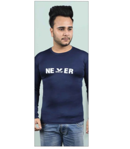 Camiseta de manga larga de alto rendimiento para hombre con diseño de tela suave y elástica - Product Image 1