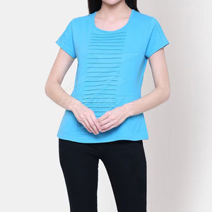Camiseta de Manga Corta de Algodón Suave para Mujer, Ecológica, de la Mejor Calidad, Estilo Casual, Secado Rápido y Transpirable, en Oferta - Product Image 4