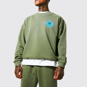 Conjuntos de chándales de algodón para hombre con logotipo personalizado, ropa informal para hombre, conjuntos de ropa de entrenamiento, chándal cómodo y transpirable para hombre - Product Image 6