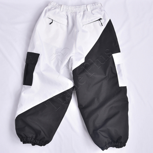 Pantalon de ski unisexe 2026 imperméable, respirant et coupe-vent, 100 % polyester, grande taille, coupe ample - Product Image 3