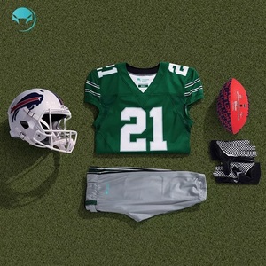 American Football Jersey Custom High Quality Breathable Quick Dry UV Protection Durable Digital Print Team Name 100% Polyester - Product Image 3