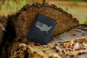 <b>Passport</b> Holder Full Grain <b>Leather</b> <b>Cover</b> Wallet Personalized Sleeve Case PTH-0094B - Product Image 3