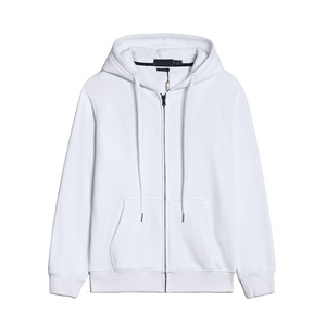 Sweats à capuche zippés personnalisés pour hommes Sweat-shirt à capuche respirant confortable 100% coton polaire surdimensionné Slim Fit Sweats à capuche zippés personnalisés - Product Image 2