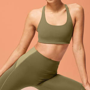 Soutien-gorge de sport pour femmes à impression numérique Meilleur design Vente à chaud Top tendance Taux raisonnable Soutien-gorge de sport pour femmes respirant avec les meilleurs articles - Product Image 6