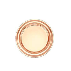 Plaque de charge en métal cuivre Plaque de charge ronde martelée en métal et ustensiles de cuisine et restaurants et Offre Spéciale - Product Image 1