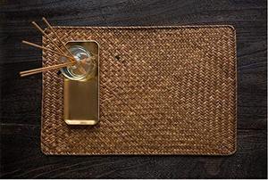 Venta al por mayor Rectángulo Seagrass Mantel Individual Hecho a mano Paja Manteles Mesa de comedor Boho Decoración de la pared de Vietnam - Product Image 3