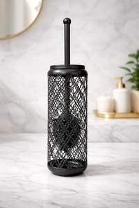 Porte-brosse de toilette en métal de haute qualité pour une solution de nettoyage hygiénique de la salle de bain avec un design facile d'entretien - Product Image 3