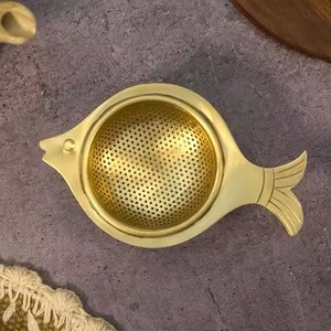 Premium Brass <b>Tea</b> & <b>Coffee</b> Mesh Strainer Durable Handcrafted Metal Filter for <b>Coffee</b> Herbal Flatware & Drink <b>Tea</b> <b>Coffee</b> Powder - Product Image 5