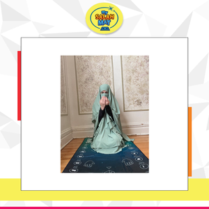 Étanche à l'eau essuyable véritable qualité Rectangle électronique éducatif interactif tapis de prière cadeau pour musulman adulte conçu au Royaume-Uni - Product Image 4