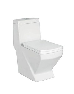 Juego de inodoro de cerámica de una pieza moderno de gran oferta, accesorios de trampa P para armario de agua con trampa en S para uso en el hogar y el Hotel, incluido el control remoto - Product Image 4