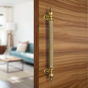 Perilla de puerta de hierro fundido y latón de diseño antiguo elegante personalizada clásica a bajo costo de fabricación - Product Image 5