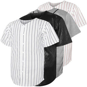 Uniformes de béisbol personalizados de último diseño personalizados, camiseta de béisbol sólida para hombres y mujeres, manga corta lisa - Product Image 1