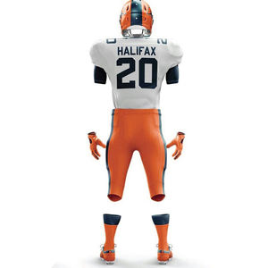 Uniforme de football américain à arrivée chaude 100% uniforme de football américain en polyester - Product Image 2