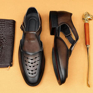 Chaussures mocassins en cuir de veau avec détails cousus à la main et soutien de la voûte plantaire, chaussures de ville pour hommes - Product Image 3