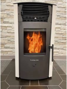 Freestanding Stainless Steel Wood Pellet Stoves for Living Room & Kitchen For Sale - Product Image 3