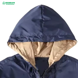 Sweat à capuche zippé épais unisexe en molleton/éponge française, couleur unie, séchage rapide, respirant, décontracté, hiver - Product Image 6