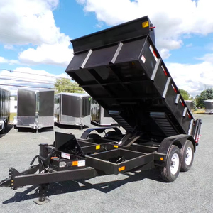 Remolque Volquete Hidráulico Impresionante de 6x12 con Laterales de 4 pies (2) Ejes de 5,200 lb, Remolque Volquete para Granja - Product Image 1