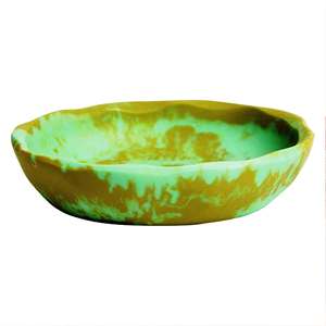 Dernier modèle de plat en résine indienne poli à la main, écologique, compatible lave-vaisselle, pour fêtes, maison, mariages, art moderne - Product Image 2