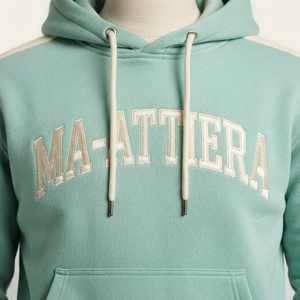<b>Mens</b> Mint Green Hoodie Tracksuit Sets Cream Side Stripes Embroidered <b>Pullover</b> Sweatshirt Joggers Pants Sportswear Gym Activewear - Product Image 6