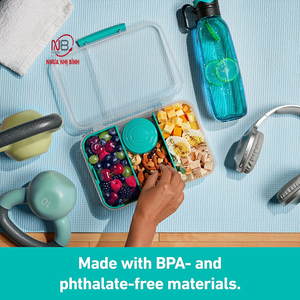 OEM Customized Food <b>Storage</b> <b>Container</b> <b>Kitchen</b> PP Plastic Bento Lunch Box <b>Container</b> with Lid 3 <b>for</b> Kid and Adults - Product Image 3