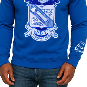 Sigma Shield Chenille Sweat Brodé Doux Premium Coton Grec Fraternité Vêtements Phi Beta Sigma Vêtements pour Hommes - Product Image 5