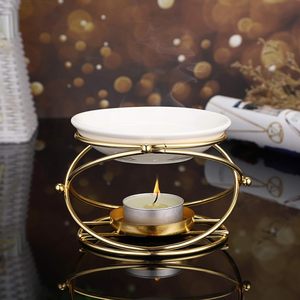 Quemador de Aceites Esenciales de Hierro y Cobre para Jardín de Incienso, Difusor de Aroma - 4 Pulgadas de Altura - Product Image 5