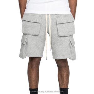 กางเกงขาสั้นคาร์โก้สำหรับผู้ชายกางเกงขาสั้นระบายอากาศได้ดีมีกระเป๋าทันสมัยสำหรับฤดูร้อน - Product Image 3