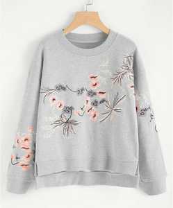 OEM Custom Printed Logo Pullover Outfit for Plus Size Women Short Front Long Back Side Slit <b>Hoodie</b> Sweatshirt for <b>Summer</b> Winter - Product Image 1