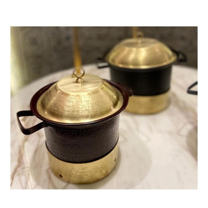 Decoración DE BODA Vintage para servir comida, plato de frotamiento, calentador de buffet Eid para el hogar, Hotel y restaurante, platos decorativos - Product Image 3