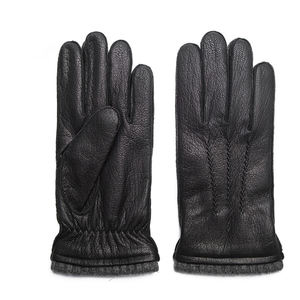 Durable Strong Black Leather <b>Gloves</b> Casual Style Anti-Slip Grip Custom Printing New Casual Durable Strong Leather <b>Gloves</b> Design - Product Image 3