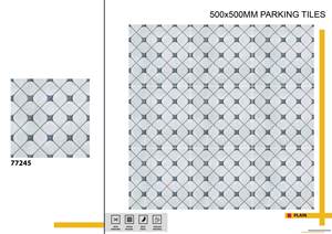 Travertine carreaux SOL กระเบื้องปูพื้นพอร์ซเลนสำหรับสระว่ายน้ำที่จอดรถ500*500มม. กระเบื้องด้านนอก - Product Image 4