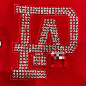 Unisex Custom Winter OEM Varsity Bomber <b>Jacket</b> Genuine Logo Patchwork Design Street Style Windproof <b>Kids</b> Adults - Product Image 5