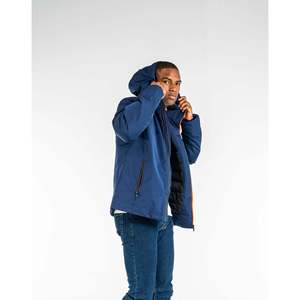 Imperio Shop giacca da esterno impermeabile con cerniera imbottita Comfort Negro giacca imbottita nera imbottita - Product Image 3