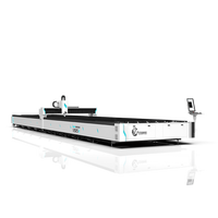 Machine de découpe laser à fibre fiable de 30 000 W avec table à navette et système d'échange automatique pour la découpe industrielle de métaux