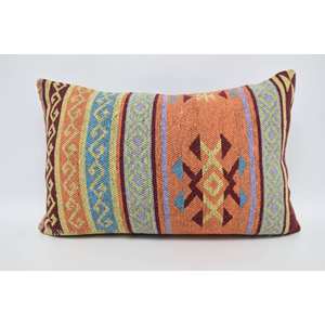 Cojín de lino tejido de almohada de lana geométrica bohemia de lujo de 18x18 con patrón cuadrado Vintage para decoración de hogar y sofá granate - Product Image 5