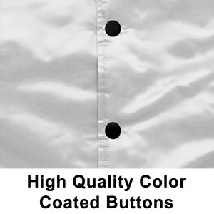Veste bomber universitaire en satin blanc luxueux, de qualité supérieure, pour les athlètes professionnels - Product Image 5