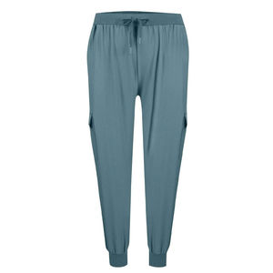 Pantalones pitillo de mujer de alta calidad Nuevo diseño Cintura alta Estampado plano Otoño Oxford Deportivo Flaco Bajo MOQ Venta al por mayor Mejor precio hecho - Product Image 1