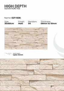 Carreaux muraux extérieurs en porcelaine 300x600mm, aspect architectural - Product Image 5