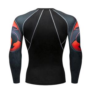 Rashguard léger et respirant pour hommes, MMA, entraînement en salle de sport, séchage rapide, extensible, en spandex et polyester, vêtements de course - Product Image 2