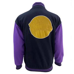 Chaqueta universitaria para hombre de color sólido con diseño personalizado de buena calidad, chaqueta universitaria para hombre hecha en Pakistán al mejor precio, servicio OEM - Product Image 2