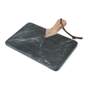 Tabla de cortar queso de mármol de lujo, tabla de cortar de madera, tabla de cortar de mármol, herramientas de cocina, juego de cuchillos de producto - Product Image 1