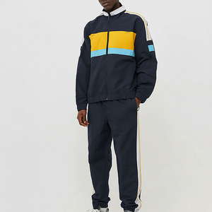 Standing collar Custom Windbreaker Wholesale <b>Tracksuits</b> <b>for</b> Men Zip up Two Piece Nylon Outdoor Waterproof Clothing Set <b>for</b> Boys - Product Image 4